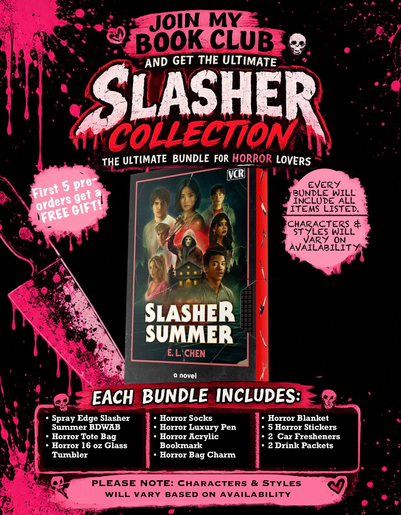 Slasher Collection |Pre-Order September Book Club